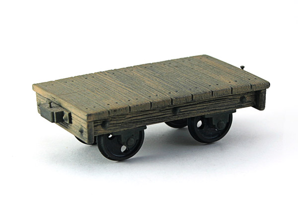 Gn15  Flat Wagon Kit with optional wheelset 